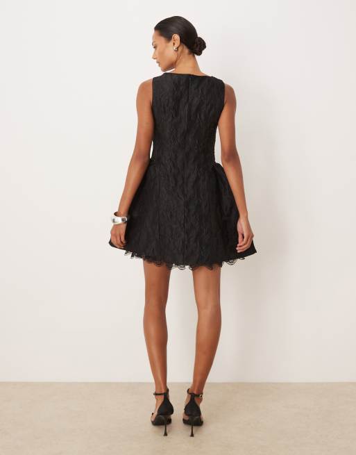 Sister Jane - Screenplay - Jacquard mini jurk in zwart , 2 van 4