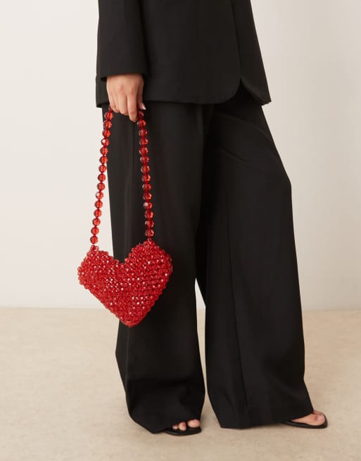 Sister Jane - Sunrise - Sac à perles en forme de cœur - Rouge, 2 de 4