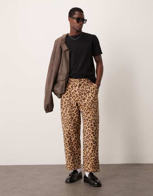 Sister Jane tailored trouser in leopard print