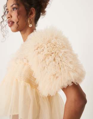 Sister JaneCountess Tulle Top – POPPY