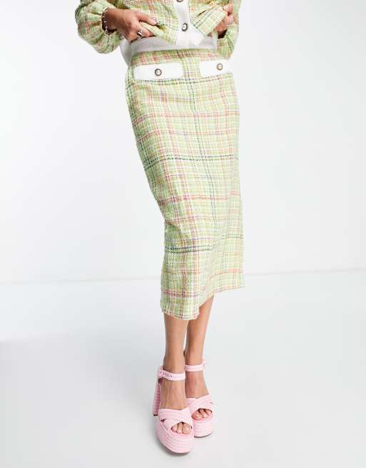 Tweed 2025 skirt midi