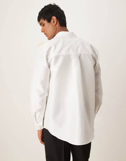 Sister Jane Unisex 3D bow shirt in white, 2 of 4