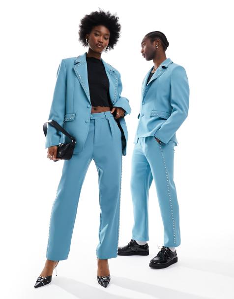 Women's Blue Suit Jackets