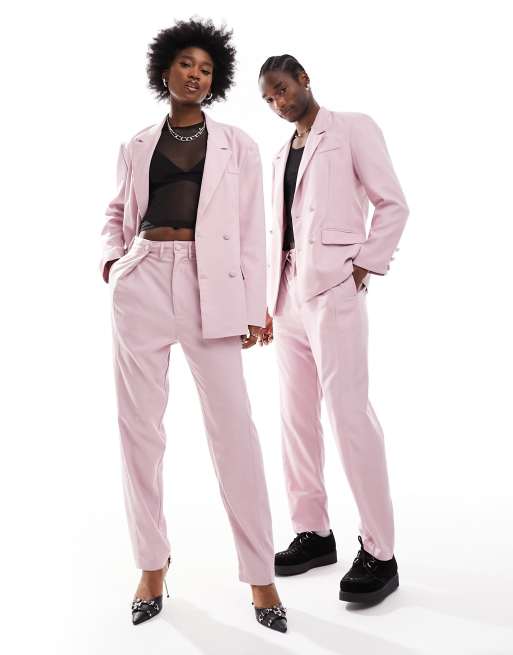 Sister Jane Unisex Lennon pants in light pink - part of a set