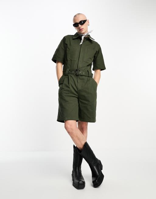 Sister Jane - Utility-jumpsuit in kaki