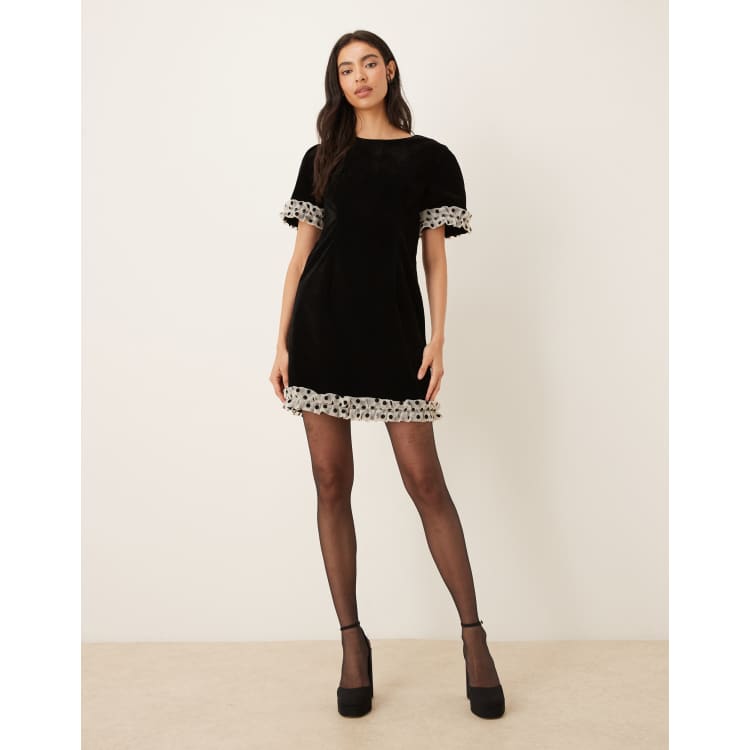 ワンピース sister jane / Plume Mini Dress 209801309-1-black?$n_750w$&wid