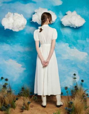 ♡ sister jane Embroidered Collar Dress♡