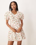 [sister jane] Sister Jane Wild Rose mini dress in pink floral S Pink Floral
