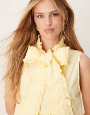 Sister Jane X Asos Bow Midi Shirt Dress