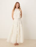 [sister jane] Sister Jane x ASOS bow top in white M Plus White