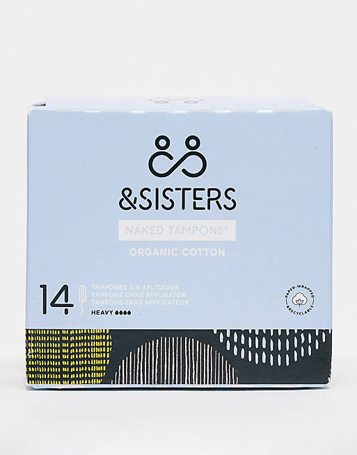 &SISTERS Naked Tampons in Heavy - 14 pack