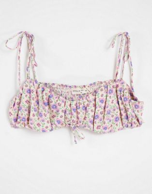 Sisters Of The Tribe floral cami bralet co-ord