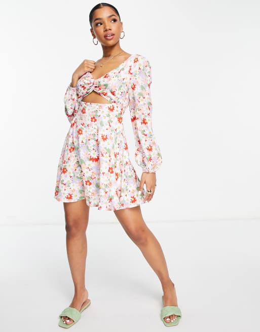 Forever 21 floral skater 2024 dress