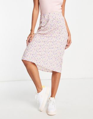 Sisters Of The Tribe midi skirt in floral co-ord