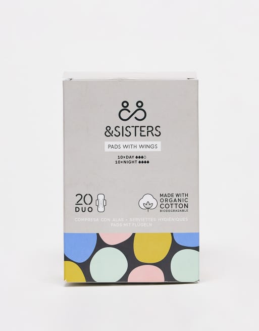 &SISTERS pads with wings in mixed - 20 pack