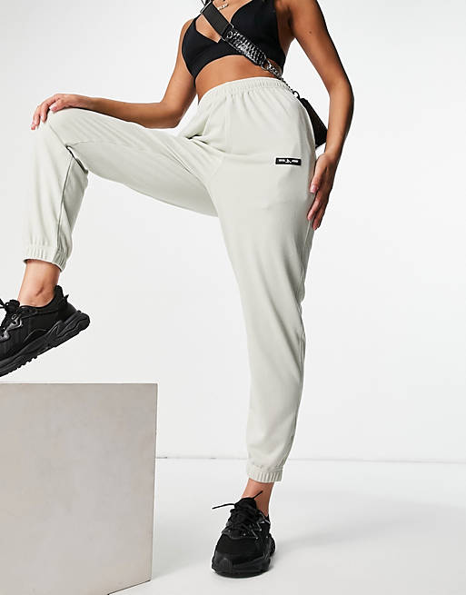 Sisters & Seekers relaxed joggers in rib co-ord