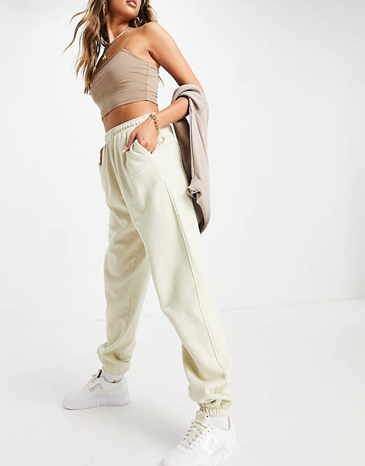 Sisters & Seekers relaxed joggers with embroidered logo co-ord