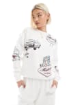 [Six Stories] Six Stories Bridal Vegas sweatshirt in ivory-White 6 Ivory