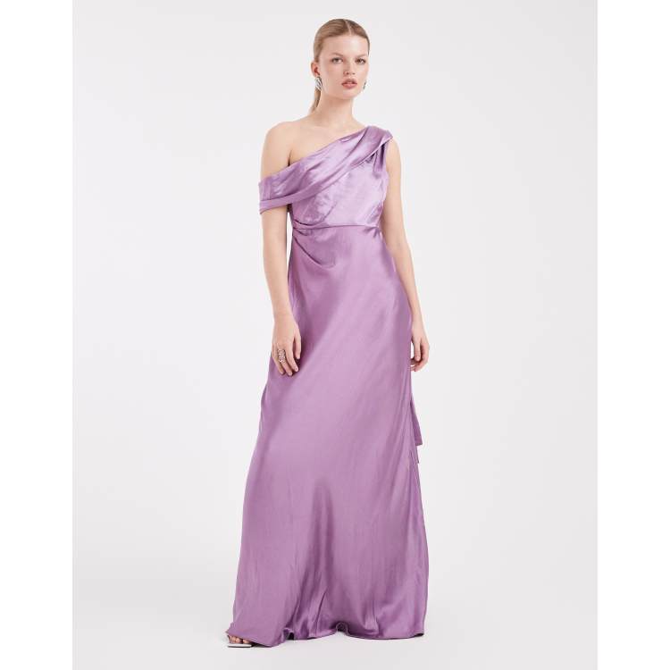 poshmark bridesmaid dress Navy Blue Tea Length Bridesmaid Dress – FancyVestido main image 1