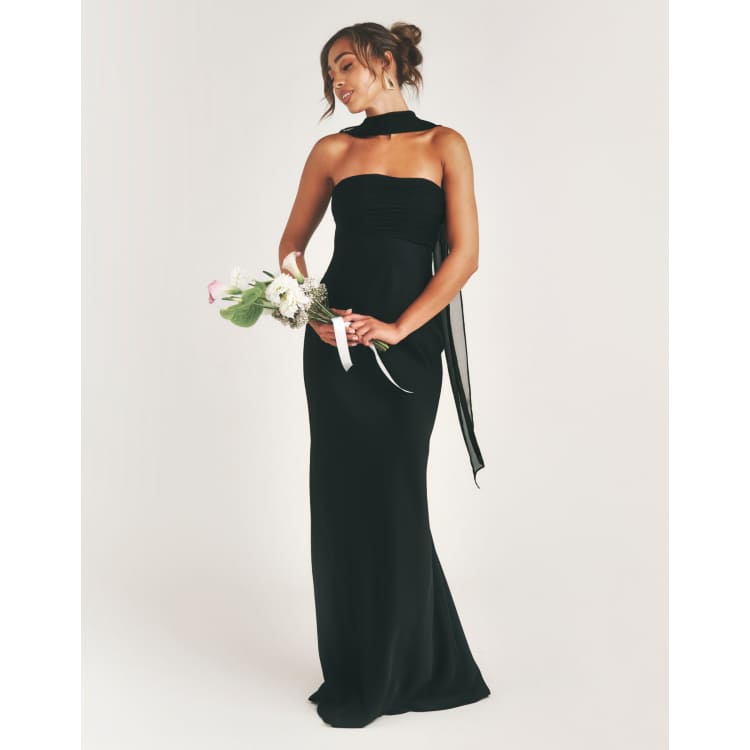 bandeau halter maxi dress Nobu