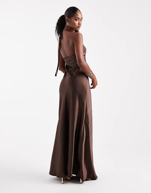 chocolate brown dress bridesmaid Dresses This glamorous Chocolate Brown Bridesmaid Dresses 2026: