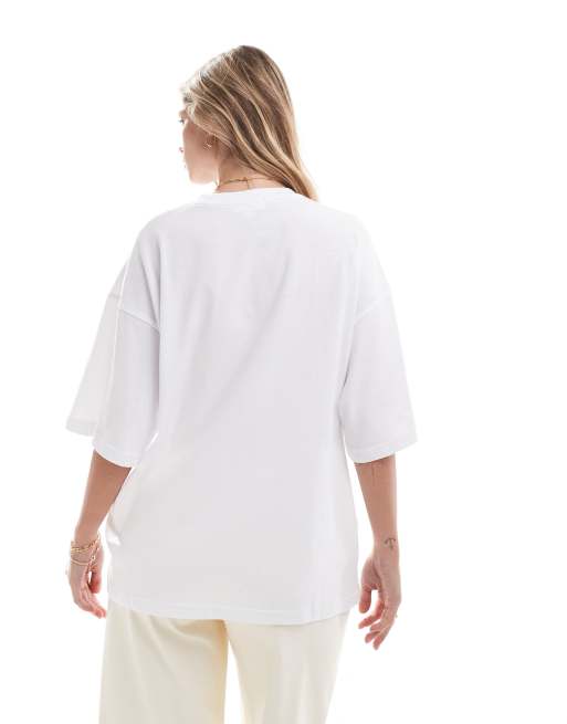 Six Stories bridesmaid statement tee in white, 2 of 4