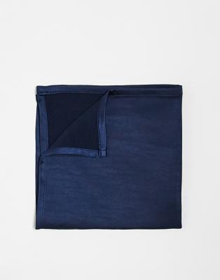 Fazzoletto da taschino color blu navy con motivo Paisley | Disponibile