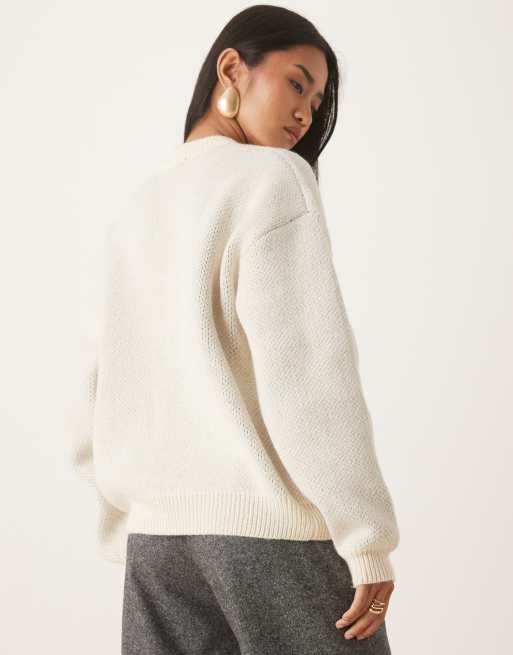 Six Stories Last Christmas as a Miss knit crewneck mistletoe