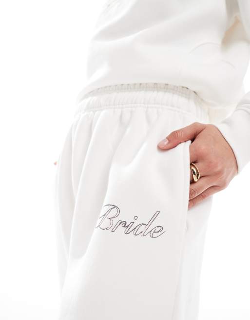 Six Stories - Pantalon de jogging à imprimé Bride - Ivoire, 5 de 5