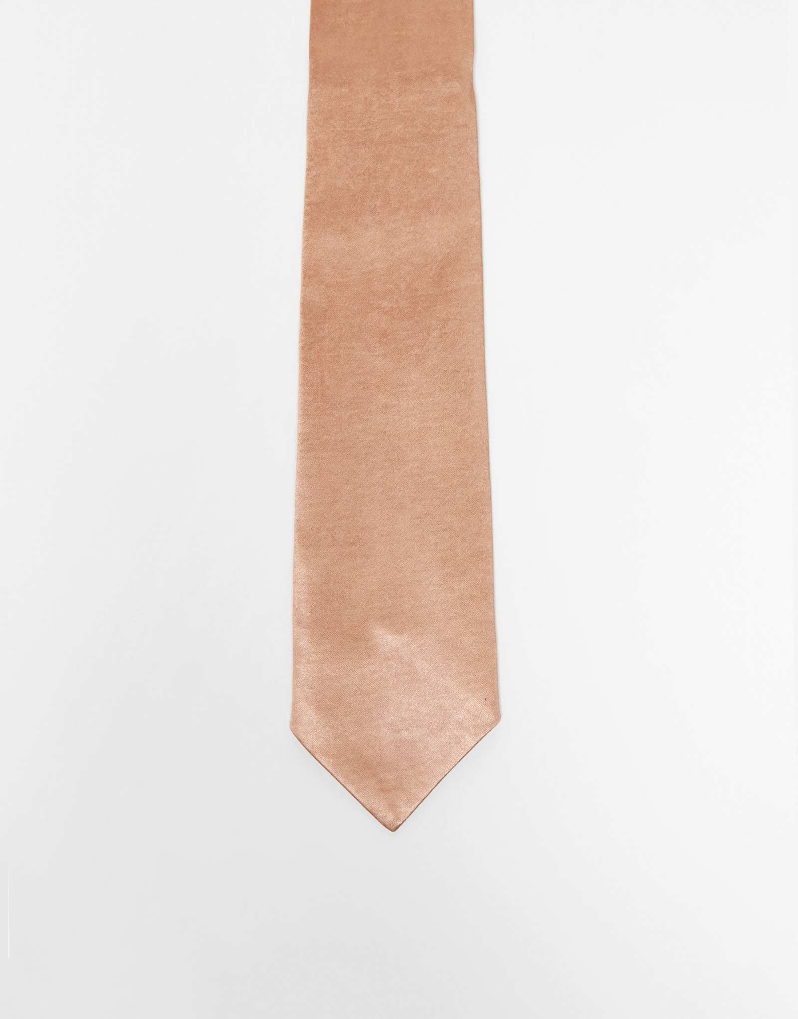 Атласный галстук Шесть этажей цвета жженого персика 4790₽