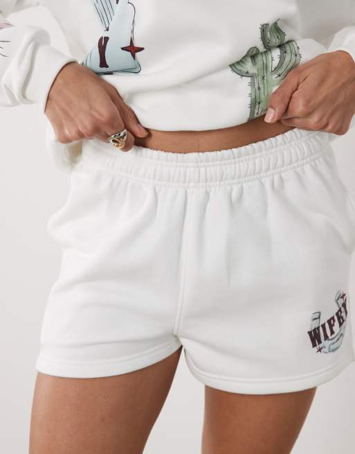 Six Stories shorts de conjunto de algodón estilo rodeo western para novia, 3 de 5