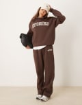 [Six Stories] Six Stories sweatpants in espresso (part of a set)-Brown 12 Espresso