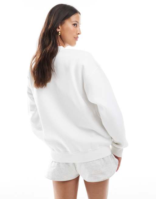 Six Stories – Sweatshirt in Elfenbeinweiß mit „Miss to Mrs“, 4 von 4