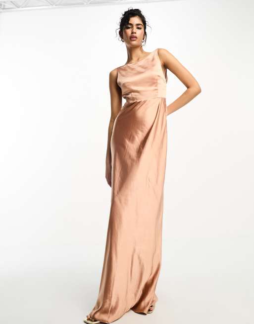 Abiti damigella color pesca best sale