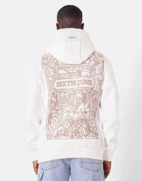 Sixth June - Azulejos - Sweat à capuche à imprimé - Blanc - view 1