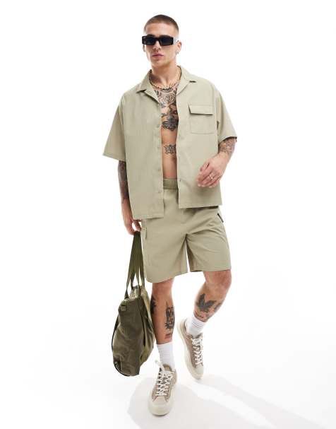 Sixth June - Beige cargoshorts med tekstur - Del af sæt - view 1