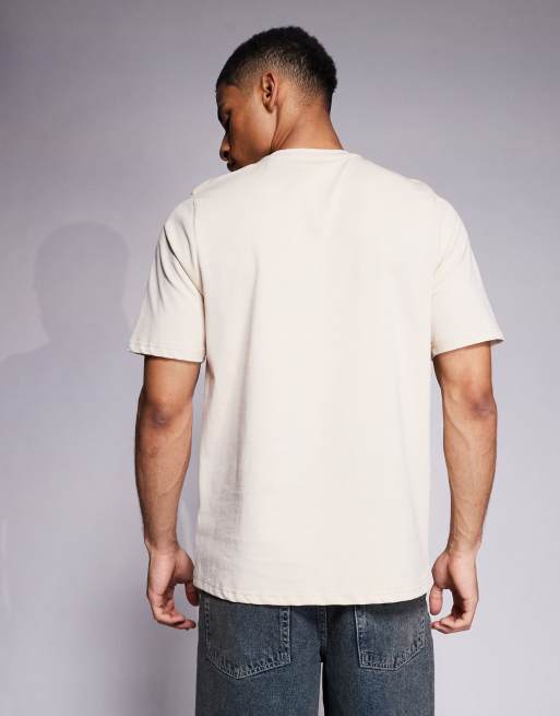 Sixth June – Beżowy T-shirt z wyhaftowanym sercem, 4 z 4