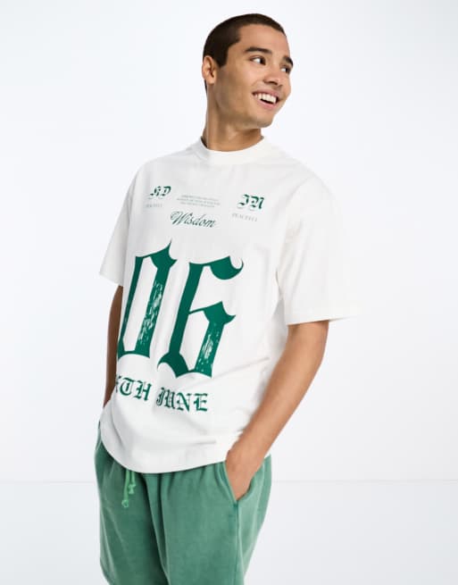 Sixth June – Biały T-shirt w stylu vintage