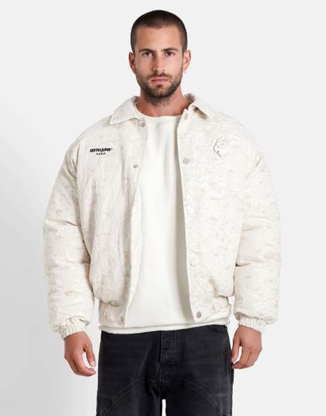 Sixth June – Big – Strukturierte Jacke in Beige mit Herzmotiv - view 1