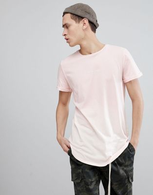 Sixth June – Blekt T-shirt med logga-Rosa