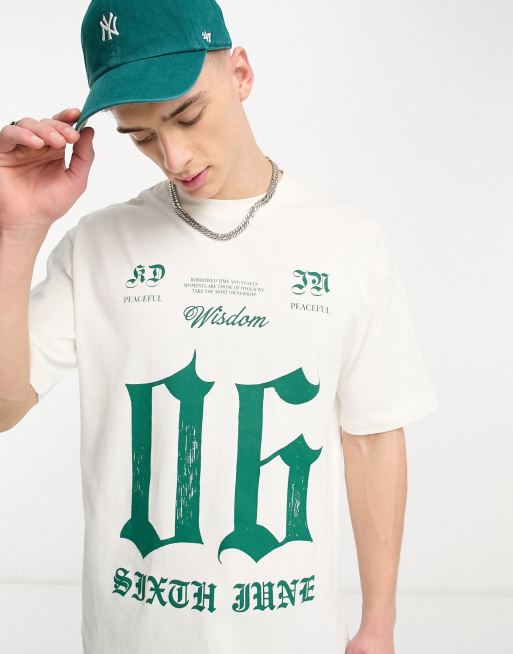 Sixth June – Blossom – Oversize-T-Shirt in Weiß