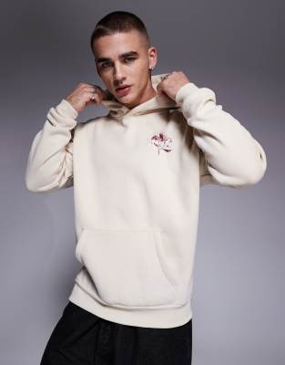 Sixth June Botanical Motif Back Print Hoodie