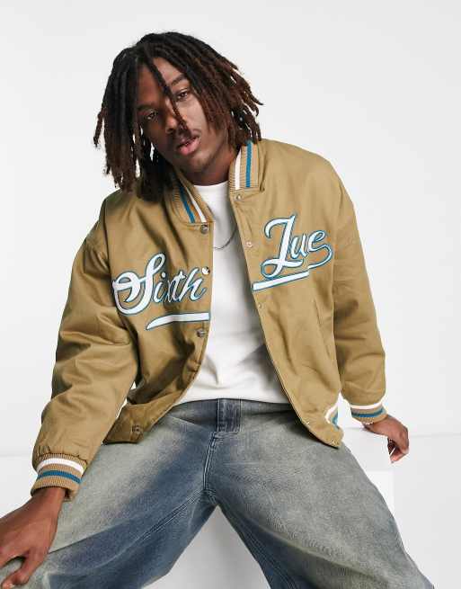 Sixth June – Brun jacka i collegestil