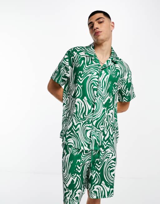 Sixth June - Camicia da mare verde con rever