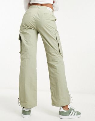 Female Parrot Green Cargo Trousers (6 pockets) – Loopster