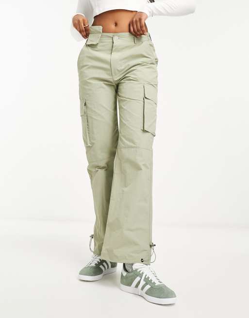 Smoke Rise Windbreaker Utility Wide-Leg Cargo Pants