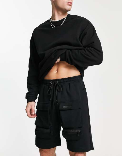 Sixth June cargo shorts in black