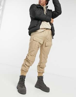 sixth june cargo pants beige