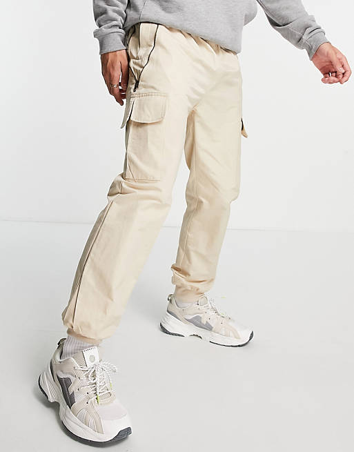 Sixth June cargo trousers in beige