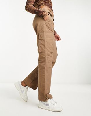 Sixth June cargo trousers in brown - ASOS Price Checker